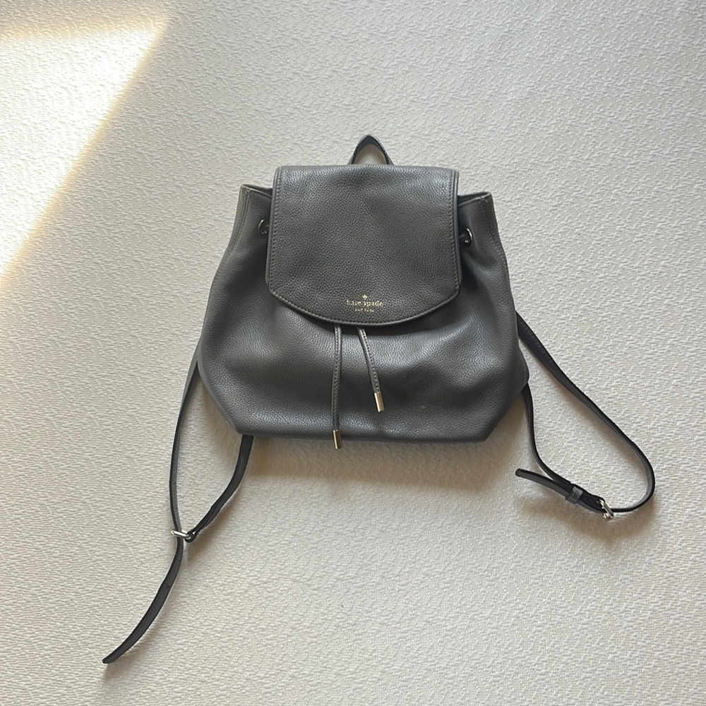 Leather Kate Spade Backpack